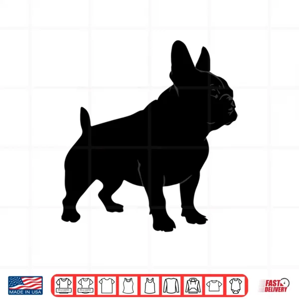Design French Bulldog Silhouette Shirt