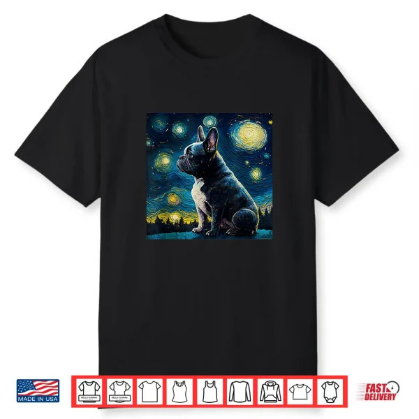 French Bulldog Van Goh Dog Puppy Shirt