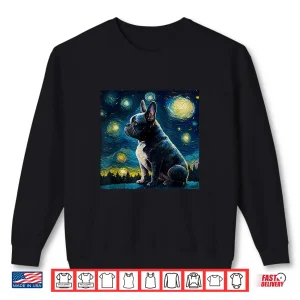 Sweatshirt French Bulldog Van Goh Dog Puppy Shirt