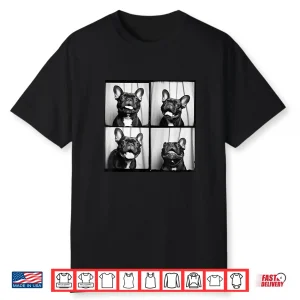 Frenchie Face Pet Portrait Photobooth French Bulldog Mom Shirt