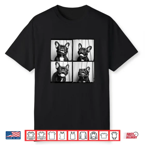 Frenchie Face Pet Portrait Photobooth French Bulldog Mom Shirt