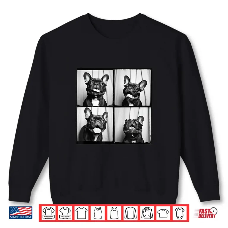 Sweatshirt Frenchie Face Pet Portrait Photobooth French Bulldog Mom Shirt
