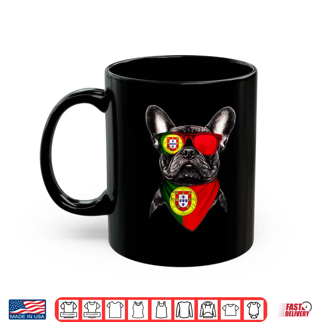 Portuguese Flag American French Bulldog Heritage Portgual Shirt Portuguese Flag American French Bulldog Heritage Portgual Shirt