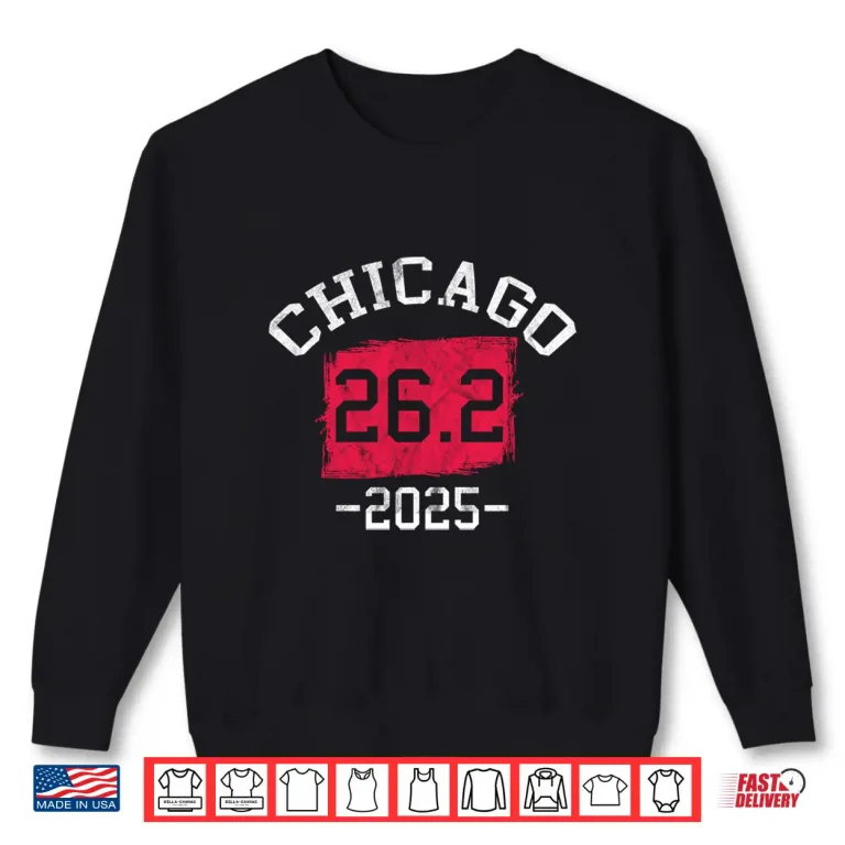 Sweatshirt Marathoner Running Distressed Shirt