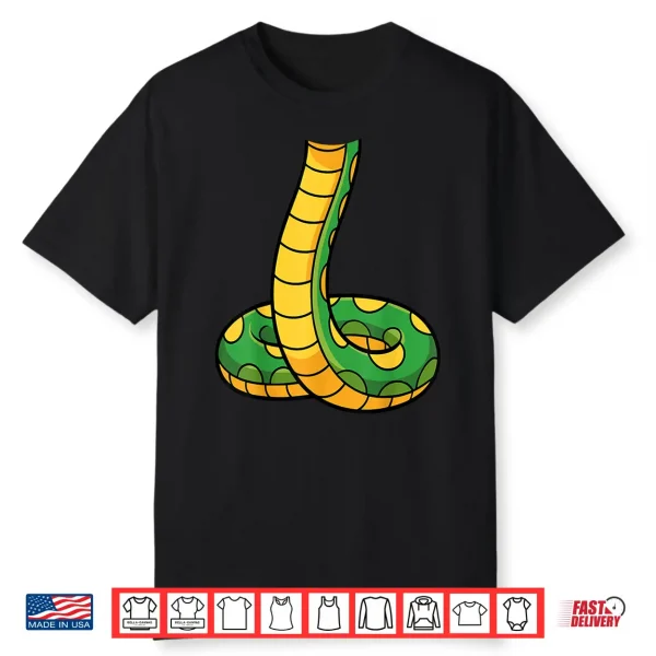 Snake Shirt Adult Green Body Snake Costume Shirt