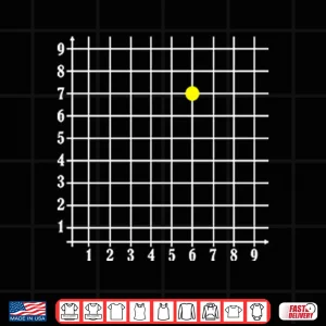 Design Coordinate 67 Funny Math Teacher Six Seven Meme Shirt 1