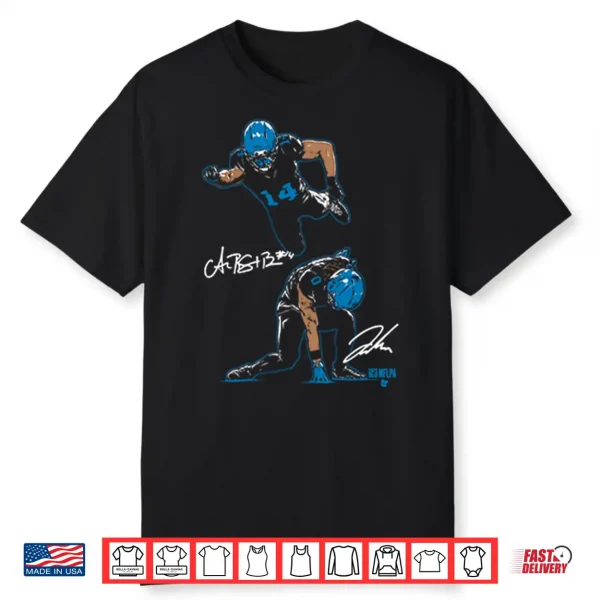 Jahmyr Gibbs And Amon Ra St. Brown Detroit Heroes Shirt