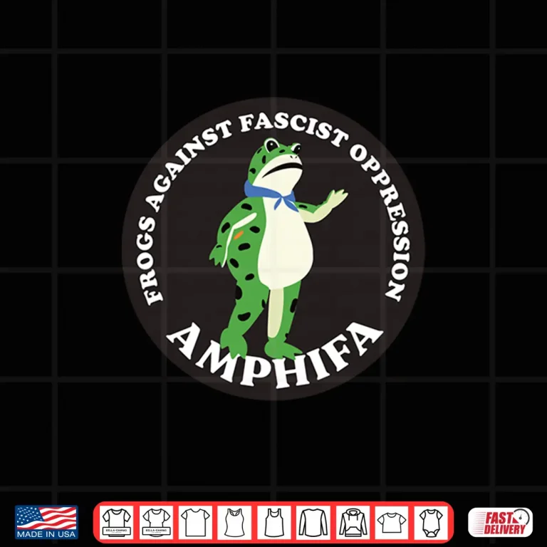 Design AMPHIFA Frogs Against Fascist Oppression Shirt