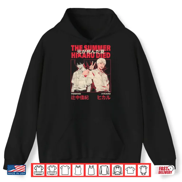 Hoodie Yoshiki and Hikaru Kanji Anime Shirt