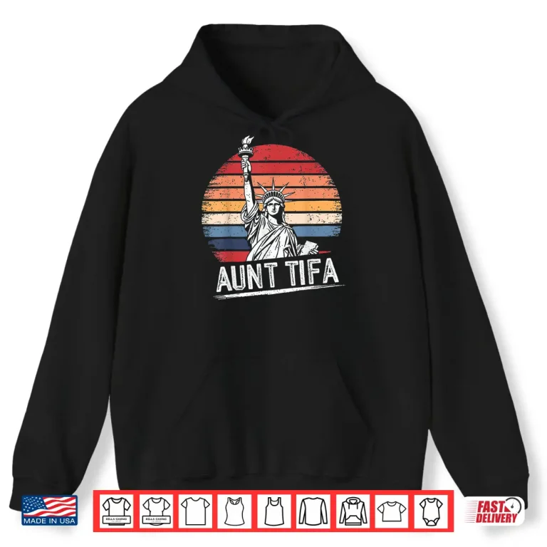 Hoodie Aunt Tifa Meme Retro Vintage Shirt