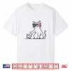 Cat No Kings In America Patriotic Cat Lady Democracy Shirt