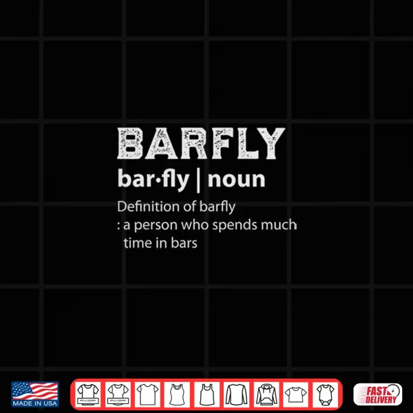 Design Drinking Barfly T Shirt Premium Tri Blend Shirt