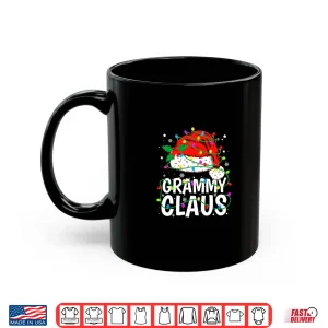 Mug Grammy Claus Christmas Lights Pajama Family Matching Shirt
