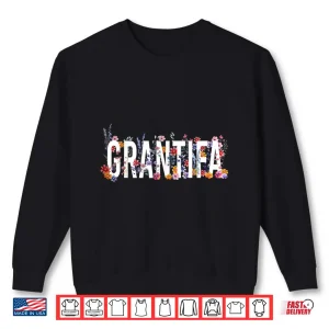 Sweatshirt I Am Grantifa Vintage Floral Shirt