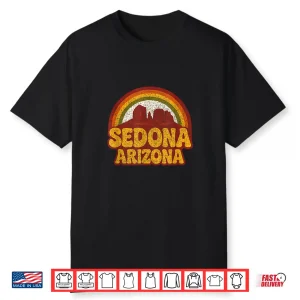Sedona Arizona Retro Vintage Souvenir Hiking Mountains Shirt