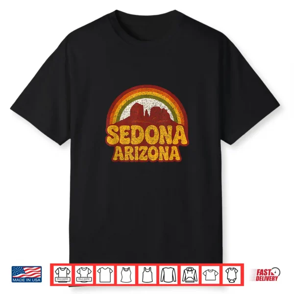 Sedona Arizona Retro Vintage Souvenir Hiking Mountains Shirt