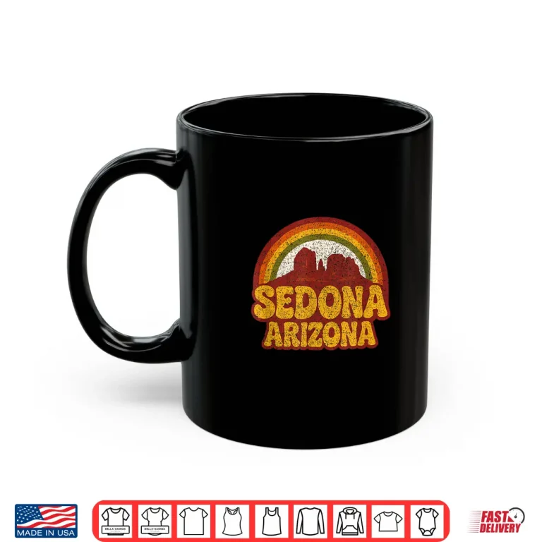 Mug Sedona Arizona Retro Vintage Souvenir Hiking Mountains Shirt