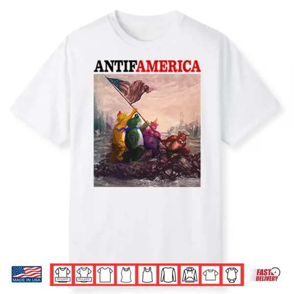 Antifamerica Portland Frog Shirt