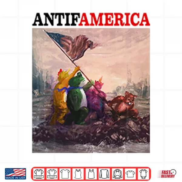 Design Antifamerica Portland Frog Shirt