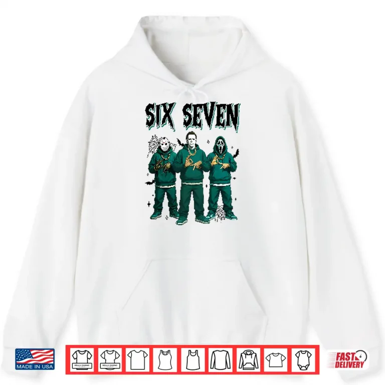 Hoodie Jason Voorhees Michael Myers Ghostface Six Seven Meme Shirt
