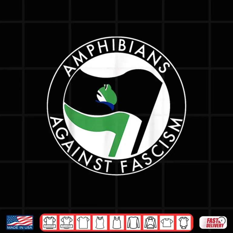 Design Amphibians Against Fascism Portland Inflatable Frog Protest Shirt