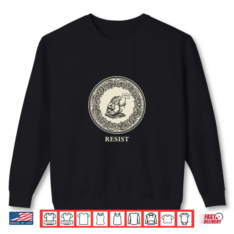 Sweatshirt Portland Resist Frog Protest No Kings Day Shirt
