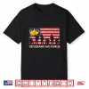 Veterans No Kings Vintage America Flag Veterans Shirt