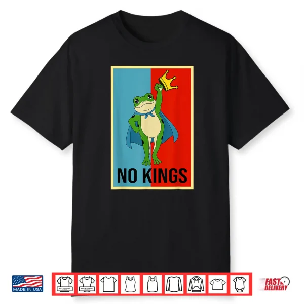 Frog No Kings No Kings In America Shirt
