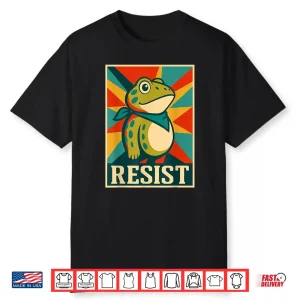 Frog Resist Portland Frog Protest Portland Frog Vintage Shirt