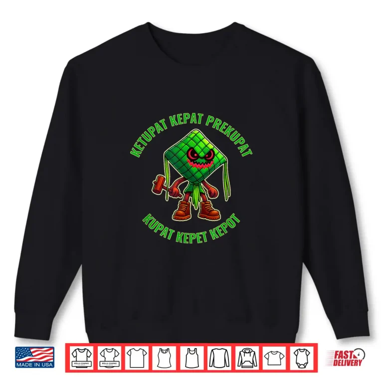 Sweatshirt Ketupat Kepat Prekupat Kepet Kupot Indonesian Ghost Shirt