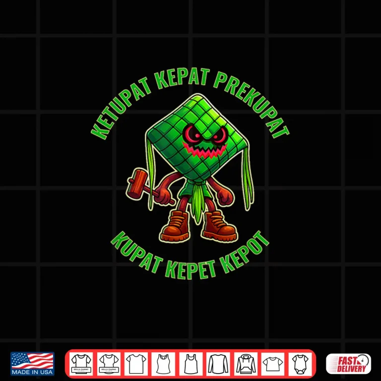 Design Ketupat Kepat Prekupat Kepet Kupot Indonesian Ghost Shirt