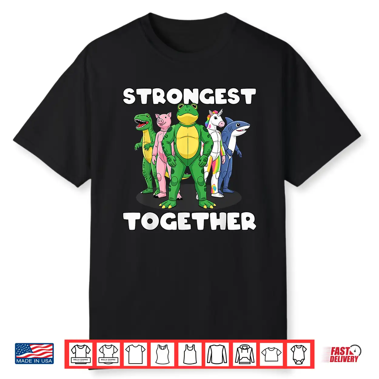 Strongest Together Portland Frog Costume Activist Group Frog Shirt Strongest Together Portland Frog Costume Activist Group Frog Shirt