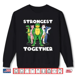 Sweatshirt Strongest Together Portland Frog Costume Activist Group Frog Shirt