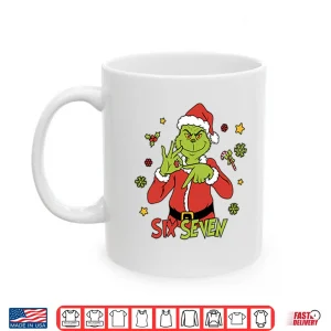 Mug 6 7 Six Seven Meme Grinch Christmas Shirt