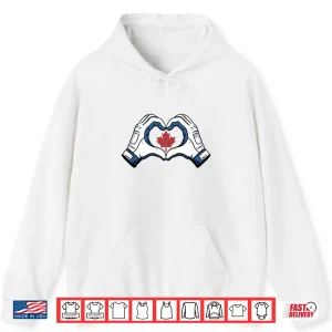Hoodie George Springer Hand Heart Shirt