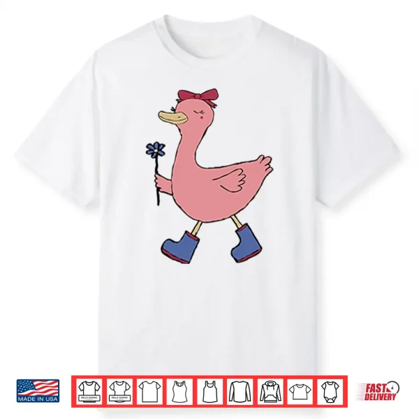 Pink Duck Funny Shirt