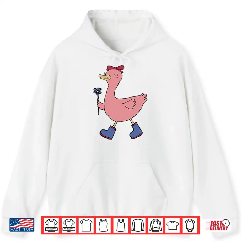 Hoodie Pink Duck Funny Shirt