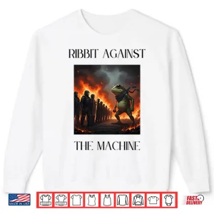 Sweatshirt Portland Frog Protest Ribbit Against The Machine Shirt