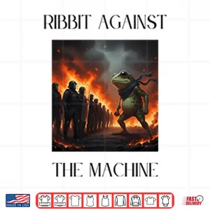 Design Portland Frog Protest Ribbit Against The Machine Shirt