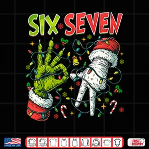 Design Six Seven 67 Meme Christmas Shirt