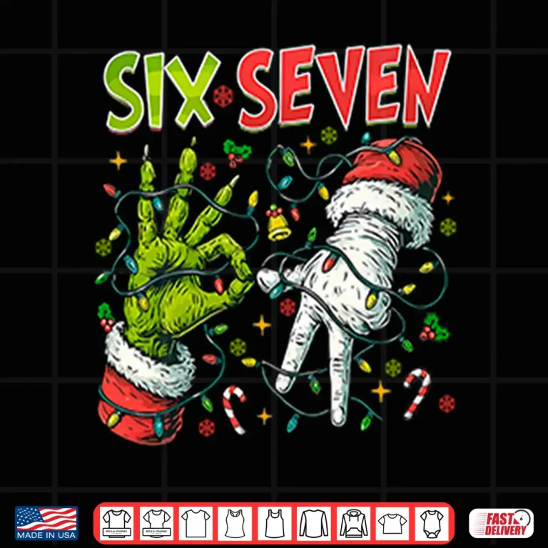 Design Six Seven 67 Meme Christmas Shirt