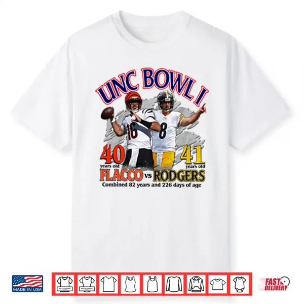 Unc Bowl I Joe Flacco Vs Aaron Rodgers Shirt