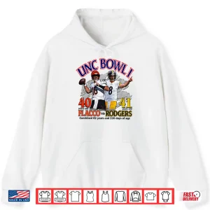 Hoodie Unc Bowl I Joe Flacco vs Aaron Rodgers Shirt