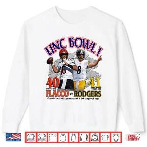 Sweatshirt Unc Bowl I Joe Flacco vs Aaron Rodgers Shirt