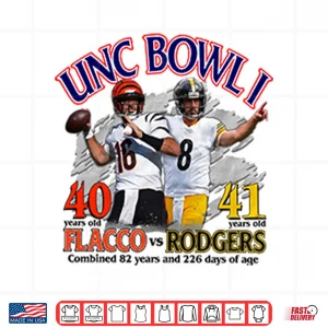 Design Unc Bowl I Joe Flacco vs Aaron Rodgers Shirt