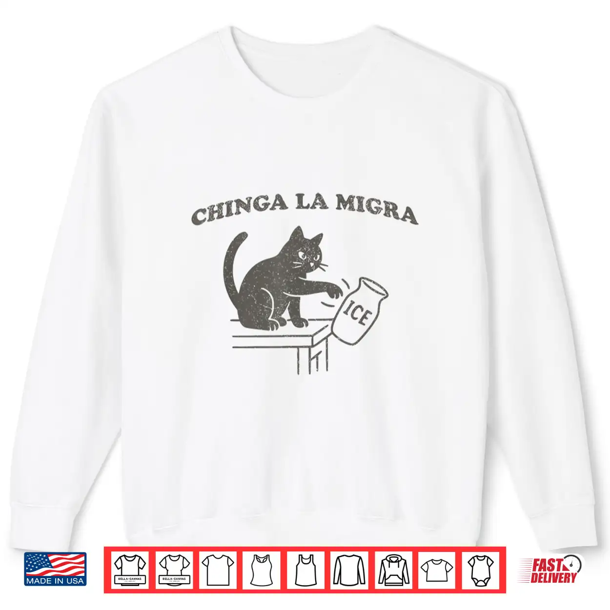Chinga La Migra Pro Immigration Human Rights Abolish Ice Cat Shirt Chinga La Migra Pro Immigration Human Rights Abolish Ice Cat Shirt