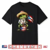Frog Puerto Rico Flag Taino Boricua Cultural Heritage Shirt