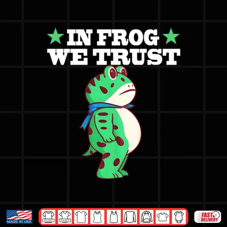 Design In Frog We Trust Portland Frog Protest Shirt