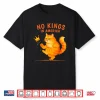 No Kings In America Patriotic Political Cat Shirt