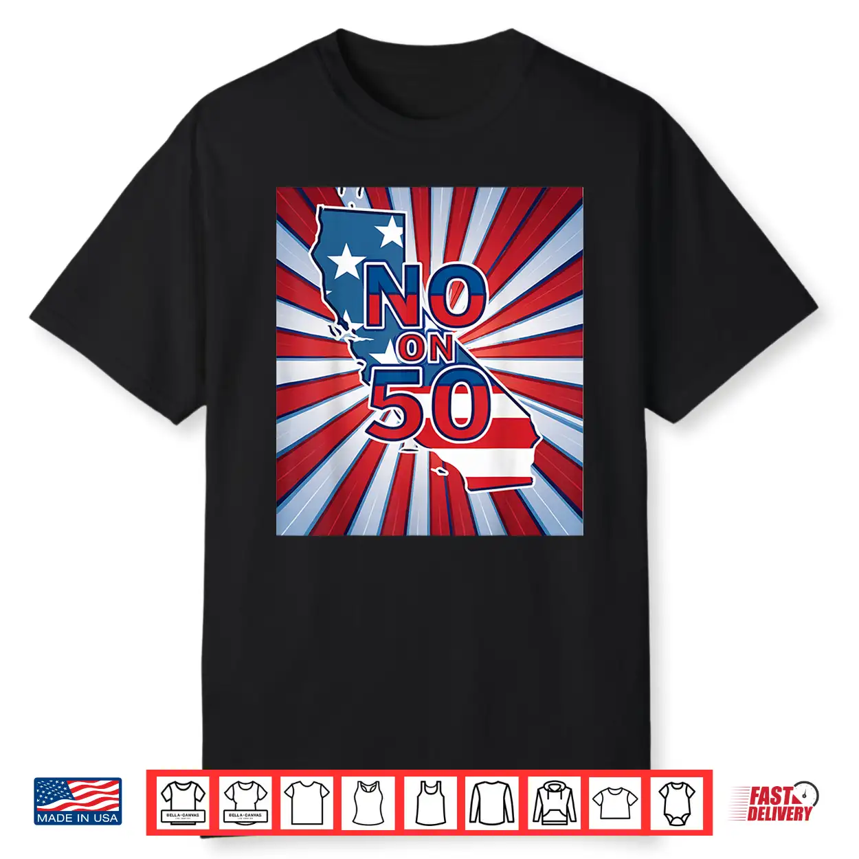 No On 50 California Election Proposition Shirt No On 50 California Election Proposition Shirt